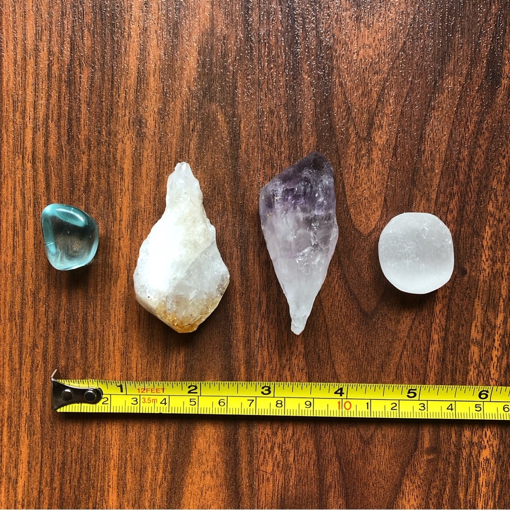 Bundle Set of 4 Crystals Tumbled Stones - Picture 3 of 12